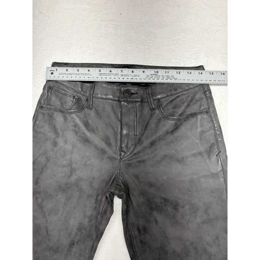 Express Women's Skinny Ankle Pants in a gray faux suede finish Sz 6R